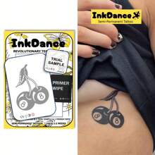 1 Kit "Table Tennis 8" Eight Revolutionary Technology Tattoos, Semi-Permanent Tattoos, Temporary Tattoos, Long Lasting, Men Women Fake Tattoos, Water-Resistant, Authentic Tattoo Look, Plant-Based, Present X103