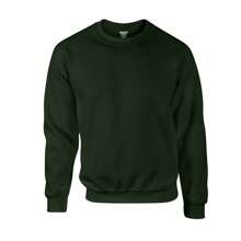 Gildan Unisex Adult DryBlend Crew Neck Sweatshirt (Forest Green) - 305gsm 50% Cotton/50% Polyester - Dark Green - View 1