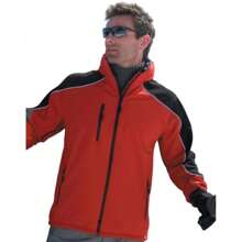 Result Chaqueta suave con capucha Ice Fell para hombre (Rojo/Negro) - Negro - Ver 2