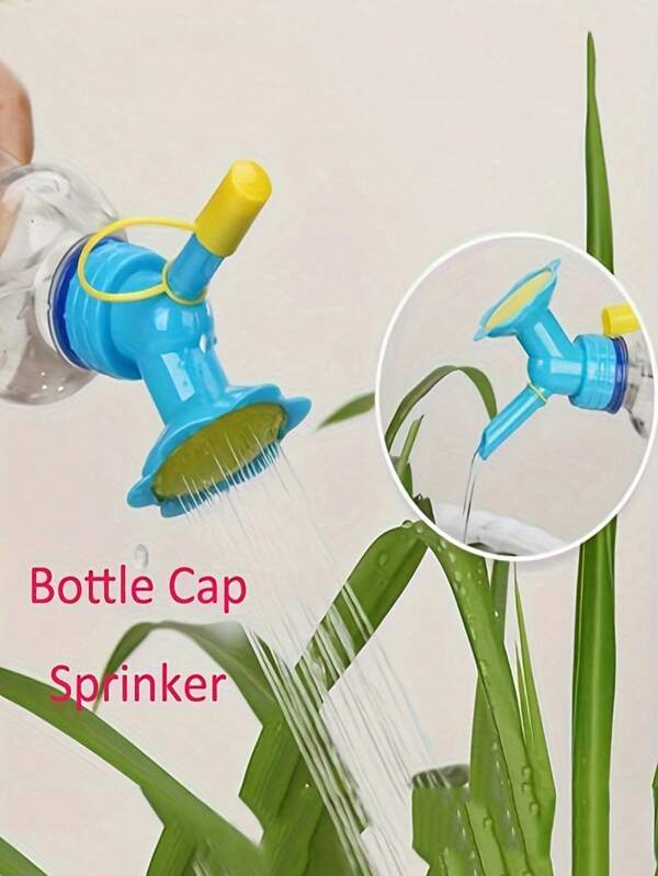 1/2/4pcs, 2-In-1 Plastic Watering Bottle, Home & Garden Beverage Bottle Dual Water Sprayer Garden Tool, 2-In-1 Spray Bottle Watering Can Irrigation Tool, Easy Watering Supplies