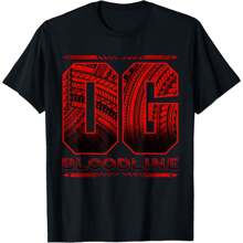 Bloodline OG Funny Roman Wrestler T-Shirt Oversized Short Sleeve New Years Eve T-Shirt Graphic T-Shirts Funny Shirts Women's Casual Short-Sleeved Top - 黑色 - 查看 1