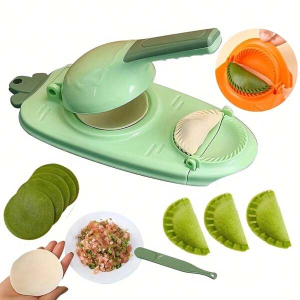 Máquina manual para hacer empanadillas - Prensa fácil para masa y envoltura, perfecta para principiantes, accesorio de cocina
