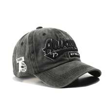 1 件休闲字母印花涤纶运动防晒夹克，户外服装，四季皆宜 - 彩色 - 查看 2