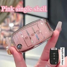 Funda de llave de coche plegable de TPU de moda, apta para modelos Kia K5 K3 KX3 Rio Optima, accesorios de llave sin llave para automóviles - Multicolor - Ver 14