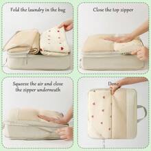 Compression Travel Organizer Bag Set Of 5 Luggage Expansion Bag Travel Clothes Storage Bag