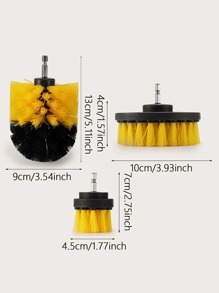 3pcs Drill Brush Set, Power Scrubber Wash Cleaning Brushes Tool Kit, Drill Brush For Grout Floor Tub Shower Tile Bathroom Kitchen Surface,Electric Drill Brush Set Power Scrubber Wash Cleaning Brushes Tool Kit For Clean Car Wheel Tire Glass Windows