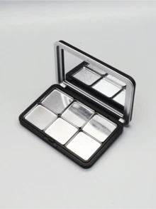 1pc Empty Tray Powder Blush Makeup Eyeshadow Replacement Storage Case Lipstick Subcontract Pressure Tray Case With Mirror DIY Eyeshadow Subcontract Magnet Eyeshadow Storage Case Empty Tray Free Combination Of Original Makeup Case - Multicolor - View 7