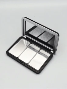 1pc Empty Tray Powder Blush Makeup Eyeshadow Replacement Storage Case Lipstick Subcontract Pressure Tray Case With Mirror DIY Eyeshadow Subcontract Magnet Eyeshadow Storage Case Empty Tray Free Combination Of Original Makeup Case - Multicolor - View 6