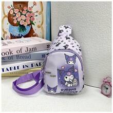 Sanrio 1pc Hello Kitty Cartoon Cute Chest Bag, A Lightweight And Stylish Travel Crossbody Backpack For Boys And Girls, Suitable For Shoulder/Crossbody/Chest Back Use, Suitable For Daily Travel And Storage,Boho Vibes
