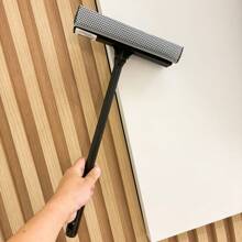 Rodo Limpa Janelas Vidros Dois em um preto