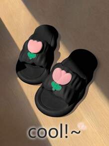 Women's Slippers For Outdoor & Indoor Wear, Thick Sole Anti-Slip, Cute & Comfortable, Suitable For Summer & Winter