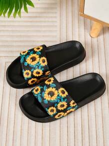 New Fashion Lightweight & Comfortable Slip-On EVA Sole Non-Slip Simple Slippers For Women, Versatile Indoor/Outdoor Wear
