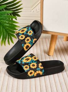 New Fashion Lightweight & Comfortable Slip-On EVA Sole Non-Slip Simple Slippers For Women, Versatile Indoor/Outdoor Wear