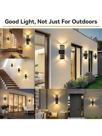 CANMEIJIA 1PC Acrylic LED Wand Lamp Indoor Outdoor Waterproof Verlichting E27 Up Down Porch Lights Home Corridor Garden Lighting Fixture, ation, In Gardens/Corridors/Stairs/Streets/Balconies view 11