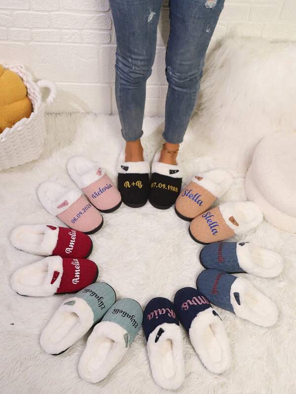 Zapatillas de novia personalizadas de peluche, zapatillas de peluche, regalo de novia, regalo de dama de honor, despedida de soltera, zapatillas de dama de honor, regalo para ella, zapatillas de novia y dama de honor de peluche esponjoso, set de zapatillas de despedida de soltera, regalo de dama de honor para despedida de soltera, regalo de dama de honor para boda, zapatillas de peluche personalizadas, zapatillas de novia personalizadas, zapatillas de dama de honor de peluche, zapatillas para fiesta de Navidad, regalos de despedida de soltera