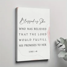 Bible Verses Christian Wall Decor Framed Canvas Wall Art,Scripture Religious Wall Decor Art Home Decorations For Home Living-Room Bedroom,Inspirational Religious Christian Wall Decor - Multicolor - View 1