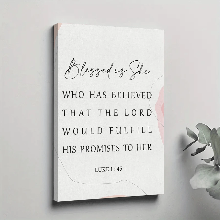 Bible Verses Christian Wall Decor Framed Canvas Wall Art,Scripture Religious Wall Decor Art Home Decorations For Home Living-Room Bedroom,Inspirational Religious Christian Wall Decor - Multicolor - View 1