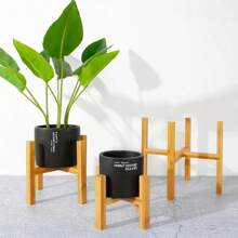Small Durable Wooden Flower Pot Trays, Flower Pot Rack, Strong Freestanding Bonsai Stand, Indoor Display Plant Stand For Garden And Home