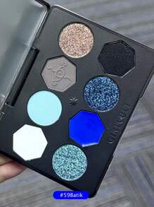 GIRLCULT 59 Color Illusion Eyeshadow Palette, Batik Mountain Chameleon Metallic High Pigment Eyeshadow Palette, Matte Pearlescent Metallic Eyeshadows, Long-Lasting & Blendable Natural Colors, Gift Set, 8g/0.28oz - 59Batik - Xem 6