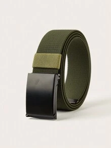 1 chiếc thắt lưng đàn hồi đa năng cho nam, cỡ lớn 130cm, viền có thể điều chỉnh, thích hợp cho mùa hè, mùa thu, mùa thu, Halloween, phụ kiện thu đông, thích hợp cho thanh thiếu niên, thanh niên, nam giới, thường ngày, ngoài trời, thể thao, kỳ nghỉ, quà tặng tốt nghiệp, sinh nhật, trang phục hàng ngày - Thắt lưng khóa nắp màu đen dành cho nam giới - Xem 14