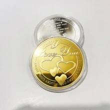 1 Stück Glücksmarke: Moderne Metallhandwerkskunst, Valentinstaggeschenk