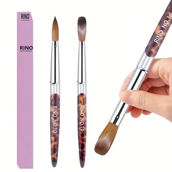 Premium Acrylic Nail Brush For Smooth Application - Soft Bristles, Ideal For DIY & Salon Use, Odorless, Perfect For Home Or Professional Manicure