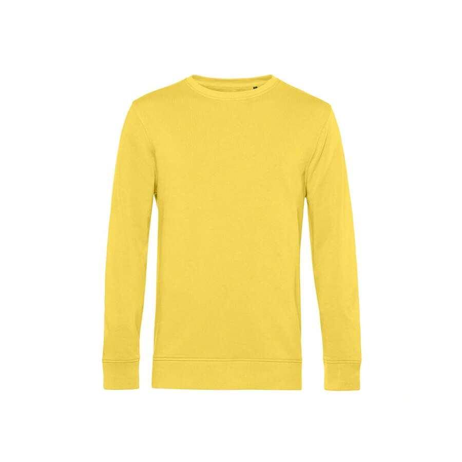 B&C Mens Crew Neck Sweat (Yellow Fizz) - 280gsm - Yellow - View 1