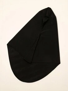1 pieza Hiyab musulmán de mujer a rayas con strass, pañuelo de cabeza versátil y casual, apto para vacaciones, uso diario y compras