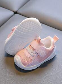 Zapatillas deportivas lindas y elegantes para bebé, con Top impermeable y suela blanda antideslizante, aptas para niños y niñas de 6 meses a 3 años, para usar tanto en interiores como en exteriores en cualquier época del año, con cierre de y banda elástica, fáciles de poner y quitar