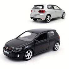 Makeda Simulation 1:36 Alloy Golf GTI Sports Car Model Children's Toy Car Accessories Can Open The Doors, Collect Gifts, Birthday Gifts