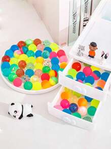 5 piezas/10 piezas/20 piezas Pelotas elásticas flotantes interesantes, pelotas rebotadoras creativas y económicas para aliviar el estrés, pequeños obsequios para fiestas y reuniones, juguetes de alivio de presión muy buenos con etiquetas suaves