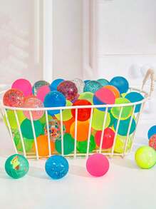 5 piezas/10 piezas/20 piezas Pelotas elásticas flotantes interesantes, pelotas rebotadoras creativas y económicas para aliviar el estrés, pequeños obsequios para fiestas y reuniones, juguetes de alivio de presión muy buenos con etiquetas suaves
