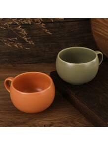 1 Elegantly Designed Ceramic Mug, Matte Finish, Latte Coffee Cup, Sophisticated Tea Cup, Unique Pattern, Hand Wash Only, Reusable, Round Shape, Non-Slip, Multi-Purpose, Suitable For Christmas, Thanksgiving