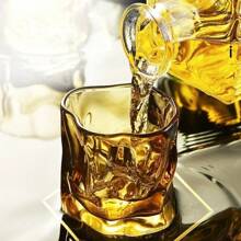Taza de cristal transparente, glaciar, vino, whisky, café, jugo para beber en el hogar, tazas de forma Irregular, 1 Uds. - Deslumbrante - Ver 11