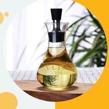 玻璃油瓶家用小号油罐酱油瓶醋壶大号透明厨房玻璃油壶。