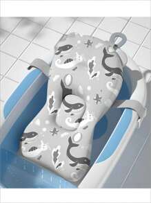 Estera flotante con forma de ballena, esponja y red para el baño de bebé, cómoda para el baño del bebé, apta para uso diario - Multicolor - Ver 11