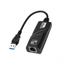 Adaptador de USB a Ethernet, adaptador Ethernet de 1000 Mbps, con USB 3.0, sin controlador, adaptador de red LAN RJ45 compatible con portátiles, PC, Windows, macOS, Linux