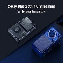 HiFi MP3 Player Bluetooth High Resolution DAC FLAC DSD Portable Digital Audio Player 64GB Memory Support Up To 256GB - 黑色1 - 查看 3
