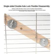 4/6 步木梯猫/狗爱好者礼物和狗/猫妈妈爱宠物互动鸟鹦鹉玩具梯子用于仓鼠笼有趣的磨棒攀爬玩具鸟配件