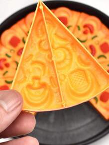 6 piezas Mini simulación de pizzas, juego de comida rápida para fiesta de pizza, regalo de juguete de cocina - Multicolor - Ver 4