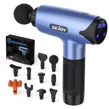 SEJOY Massage Gun Deep Tissue For Athletes Percussion Massager 30 Speed 10 Heads - 1 - Xem 5