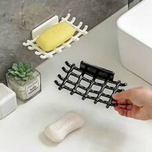 Rooster Zeepkist Groothandel Creatieve Imitatie Rotan Plastic Muur Gemonteerd Punch-Free Toilet Badkamer Afvoer Zeepkist