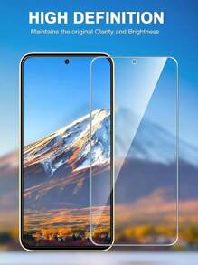 2 pièces de protecteur d'écran en verre trempé compatible avec 16 15 14 13 12 11 Pro Max Mini X XR XS Max SE 2022 2020 7 8 6 6S 15 Plus, Galaxy, Honor, Redmi, facile à appliquer, sans bulles, robuste, résistant aux rayures et aux chutes. Cadeau pour l'anniversaire, la famille, les amis. Accessoires de téléphone, protecteur d'écran de téléphone.