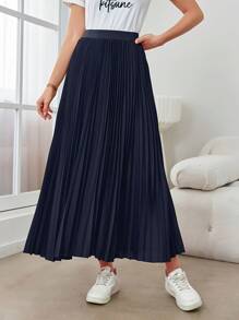 Women's Minimalist Elegant Versatile Fashion Pleated Skirt