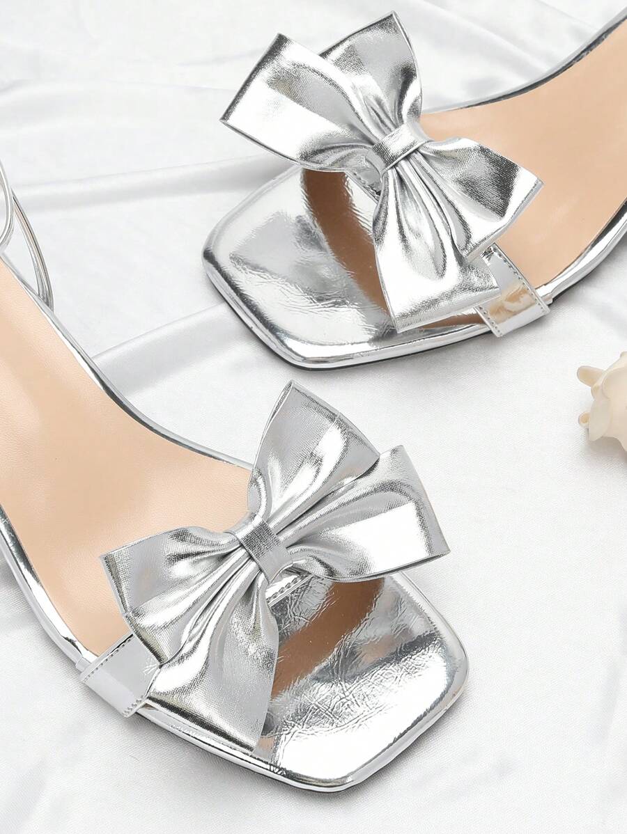 2pcs Fashion Double Layered Bowknot Removable Shoe Clips, Decorated With Faux Leather Material, Suitable For High Heels, Sandals, Wedding, Graduation, Valentine's Day