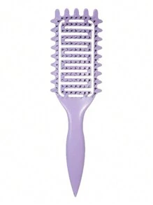1PC New Curl Defining Vented HairBrush,Shaping & Defining Curls For Women, Curly Hair Styling Brush For Combing And Shaping,Reduce Pulling And Curl Separation For Defined Curls - Multicolor - View 8