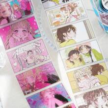 Anime Graffiti Stickers & Tapes, Cute Cartoon Girl Decorative Stickers For Students,School Supplies,Back To School - Multicolor - View 8