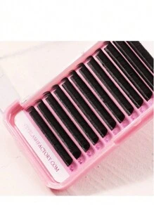 VEYES Easy Fan Volume Lash Extensions 03 05 07 C/CC/D Curl Mixed & Single Length Tray, Matte Black Self Fanning Eyelashes, Professional Supplies For Lash Techs