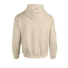 Gildan Unisex Adult Heavy Blend Hoodie (Sand) - 270gsm 50% Cotton/50% Polyester - Yellow - View 2