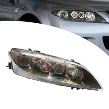 Halogen Headlights Assembly Fit For Right Side Headlamp Black Housing Headlight